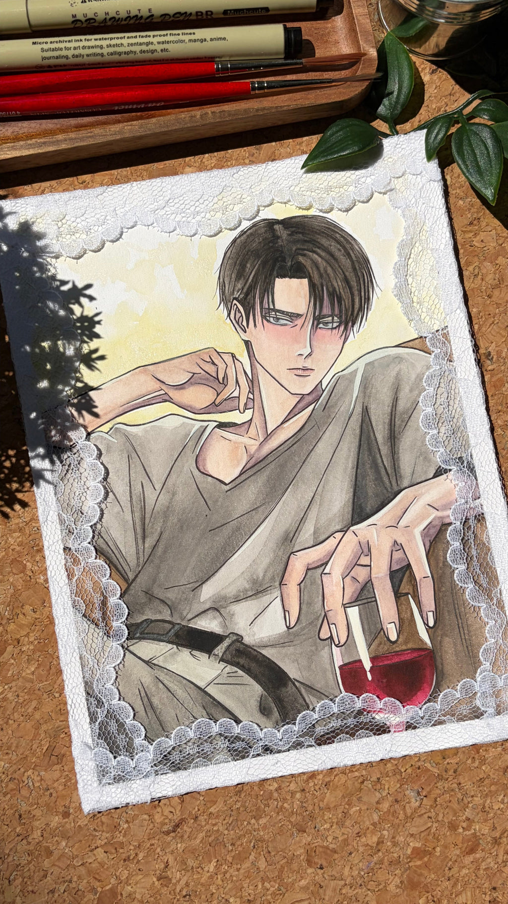 Levi Ackerman - Original Watercolor Painting