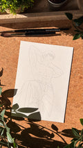 Toji Sketch-Vorlage - Druck auf Aquarellpapier (Kopie)
