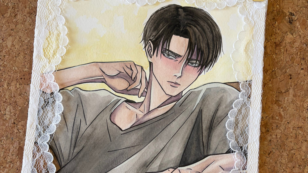 Levi Ackerman - watercolor painting