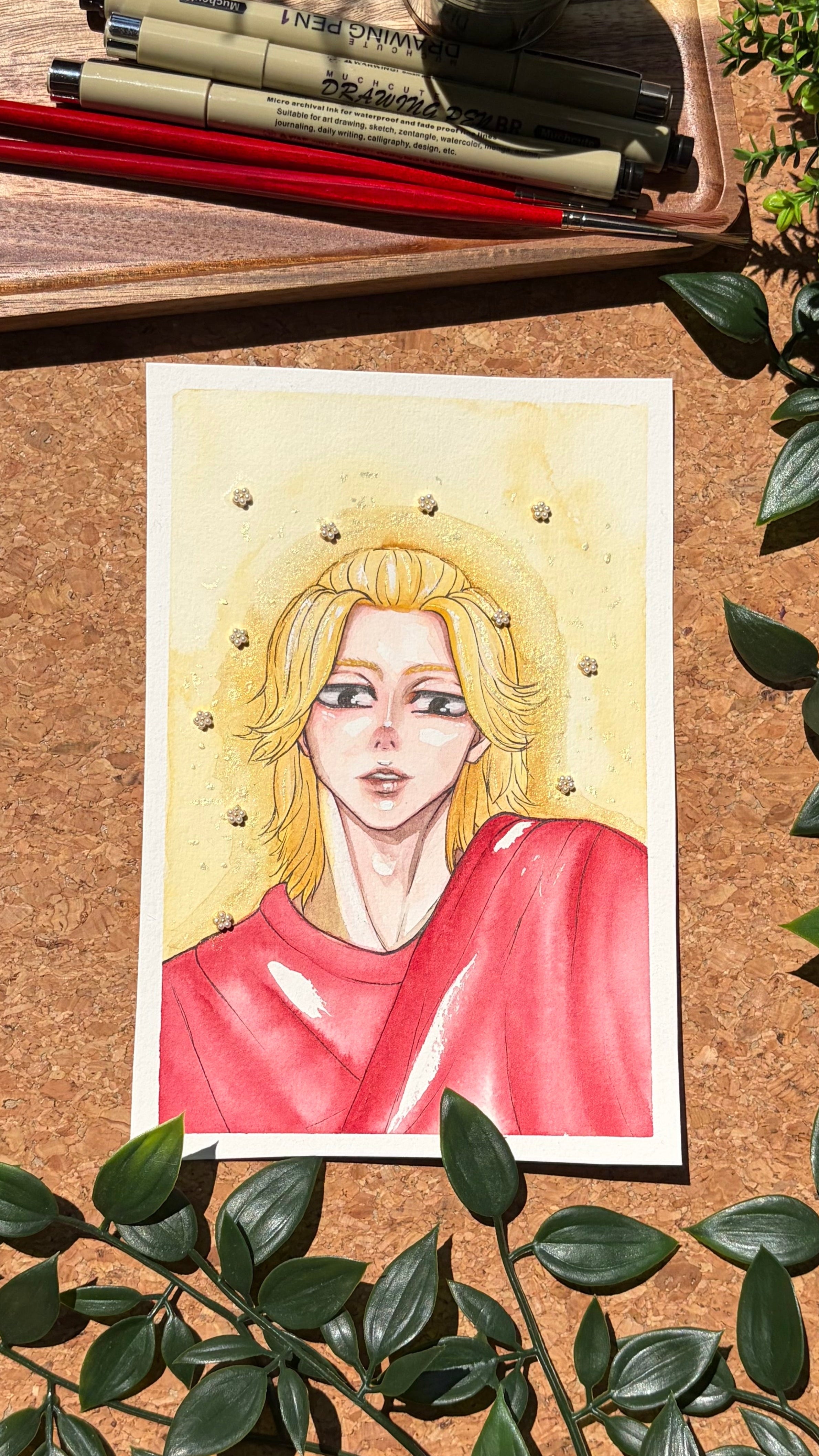 Mikey - Original Watercolor Painting